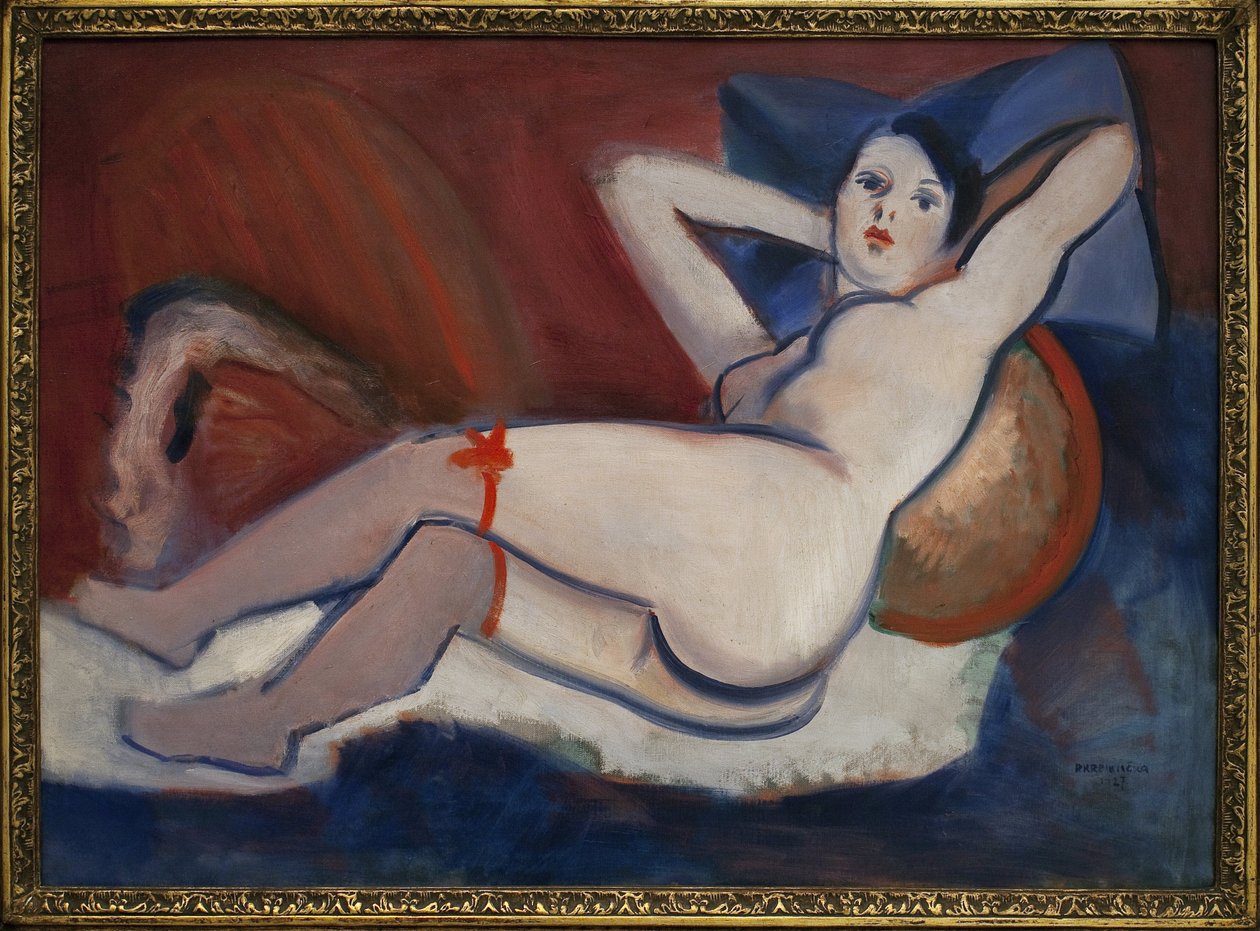 Sleeping Woman by Rudolf Kremlicka