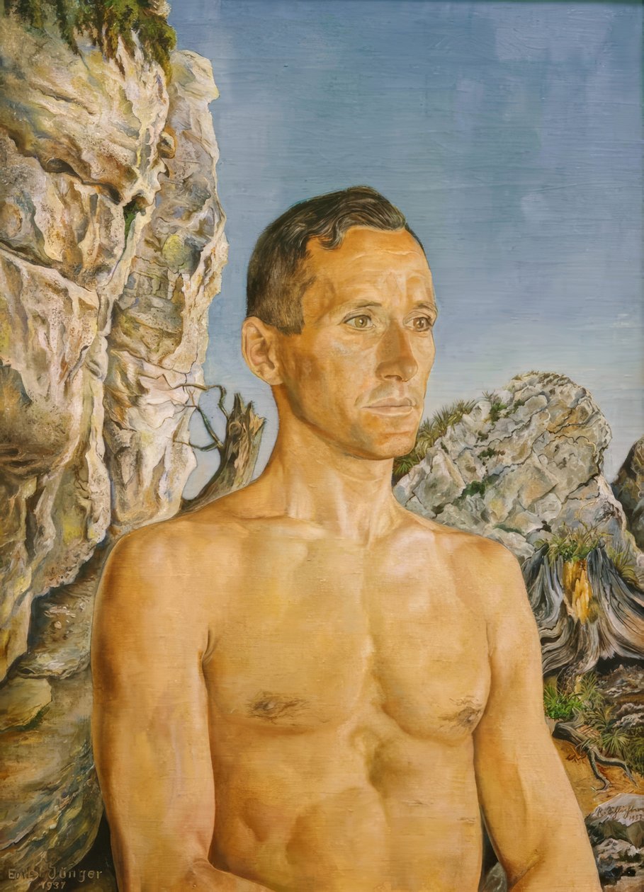 Ernst Jünger by Rudolf Schlichter