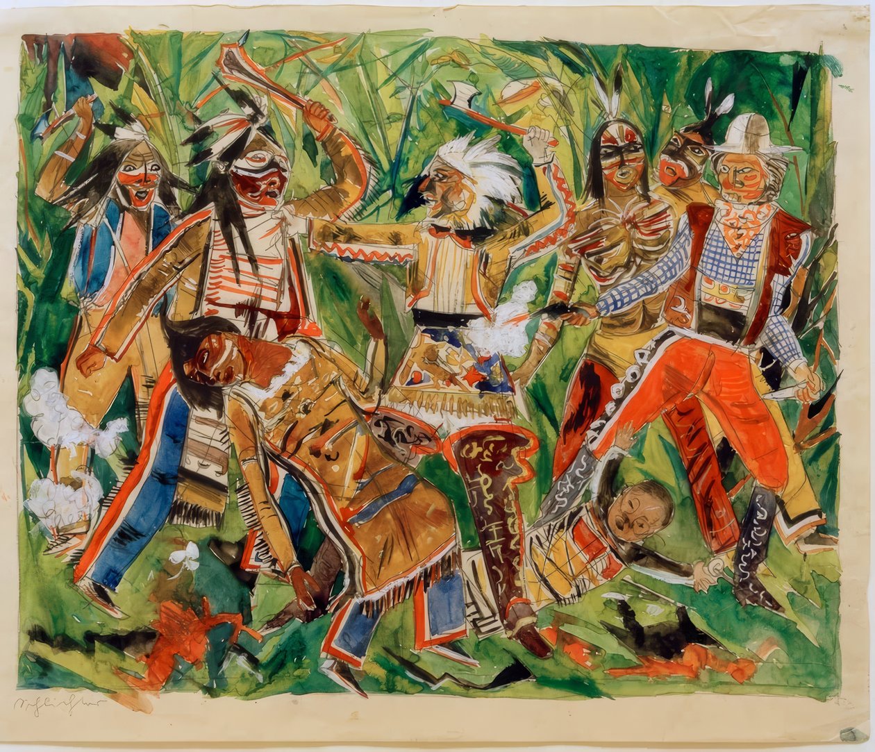 Wild West by Rudolf Schlichter