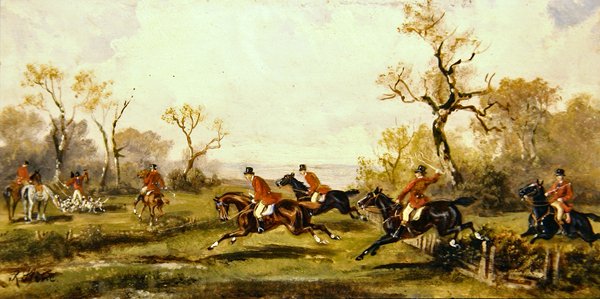 Hunting Scene by Rudolph Stone