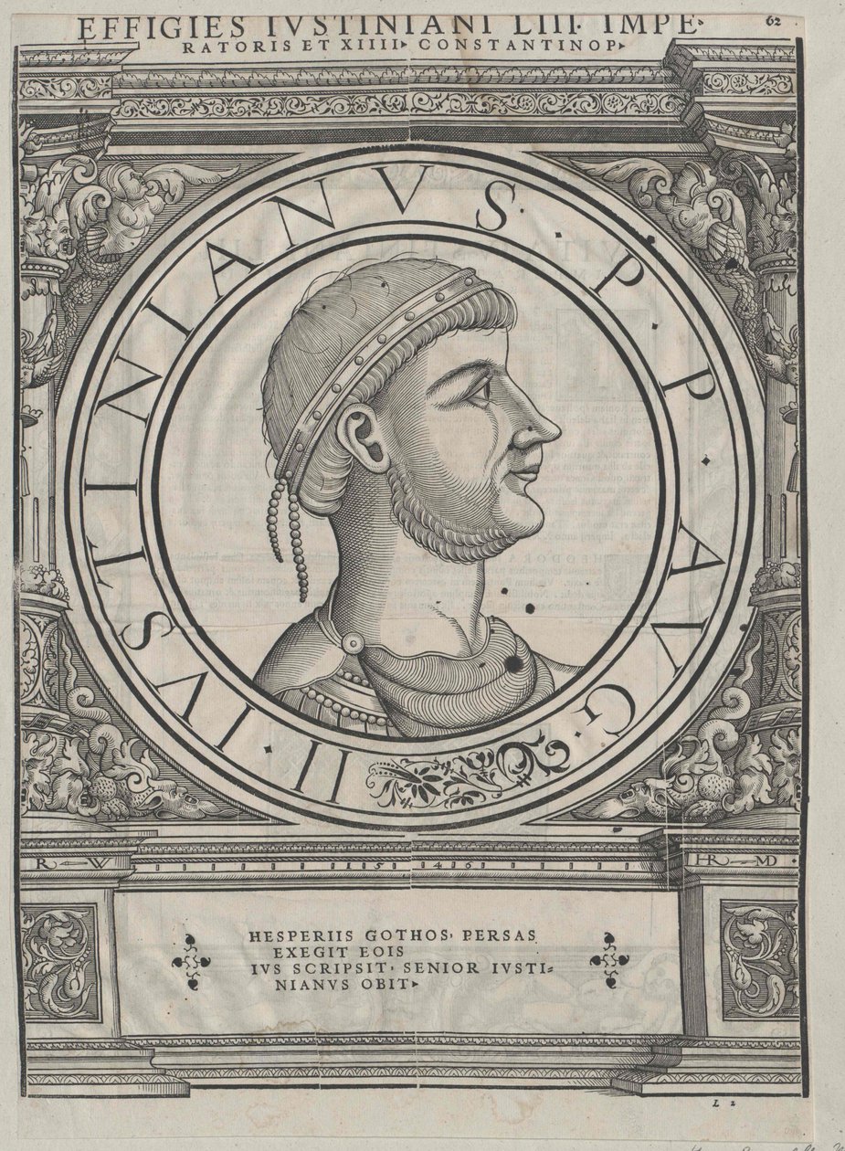 Emperor Justinian I by Rudolph Wyssenbach