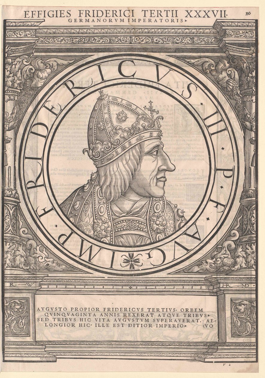 Holy Roman Emperor Frederic III by Rudolph Wyssenbach