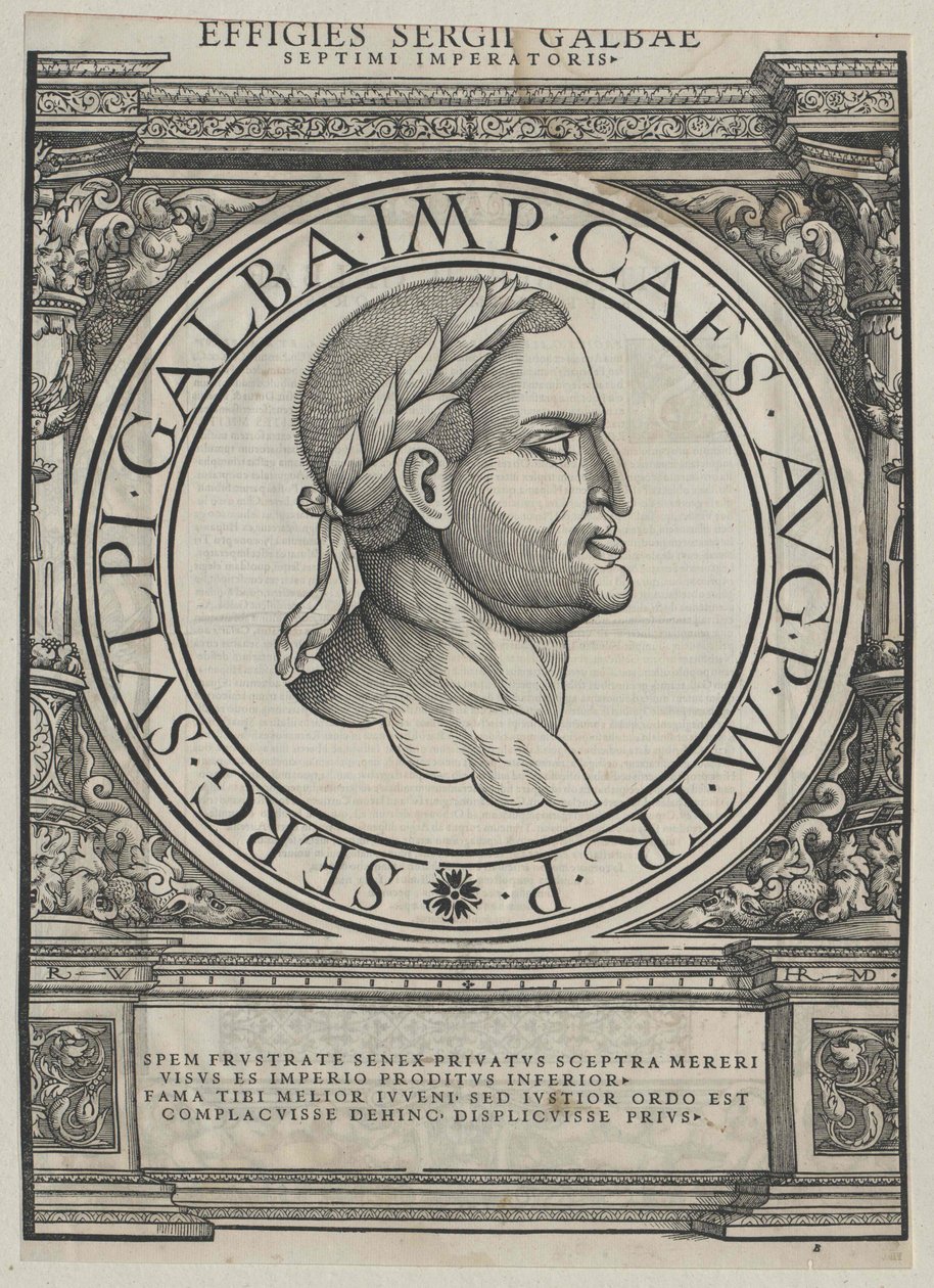 Roman Emperor Galba by Rudolph Wyssenbach
