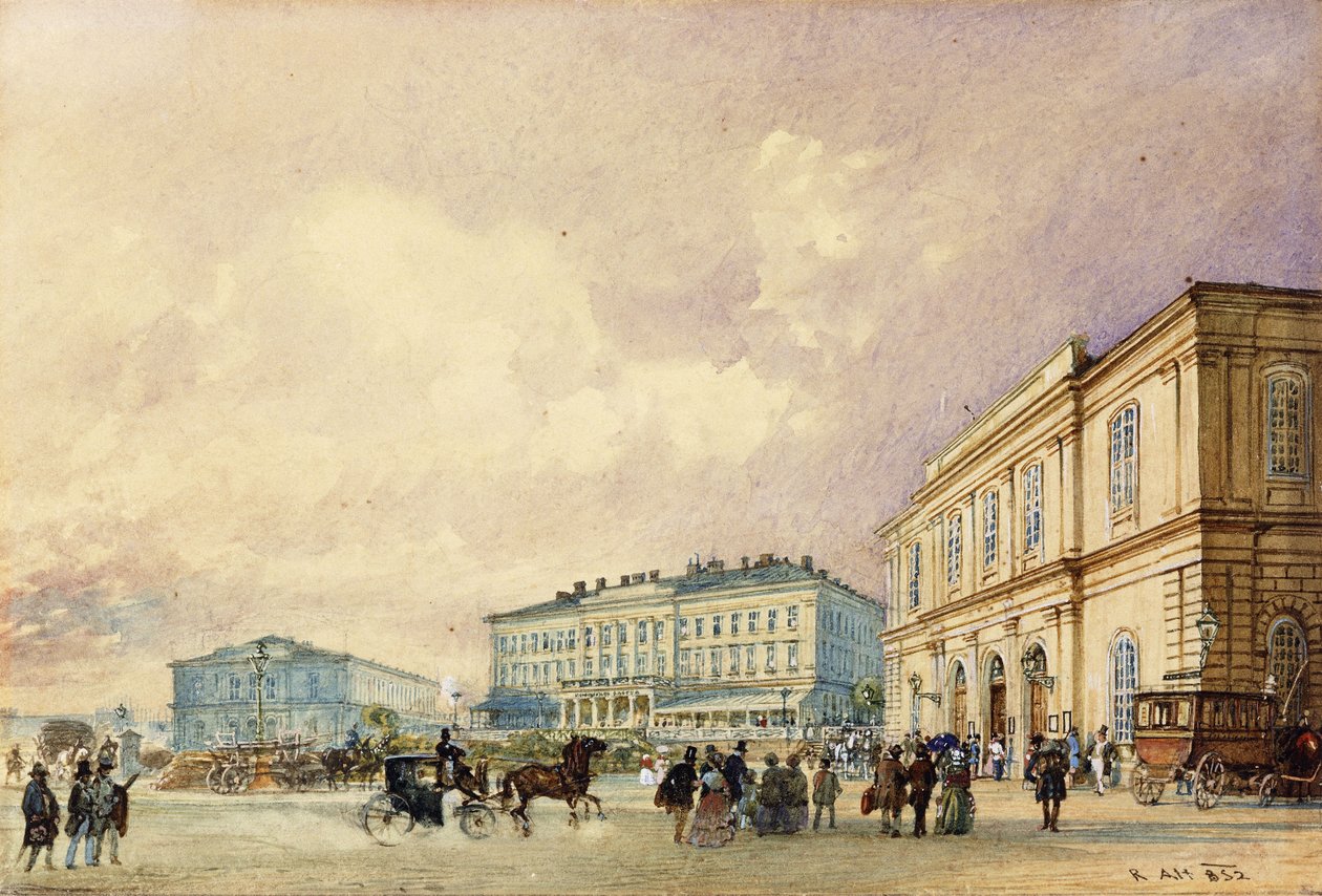 The Southstation, Vienna by Rudolf von Alt