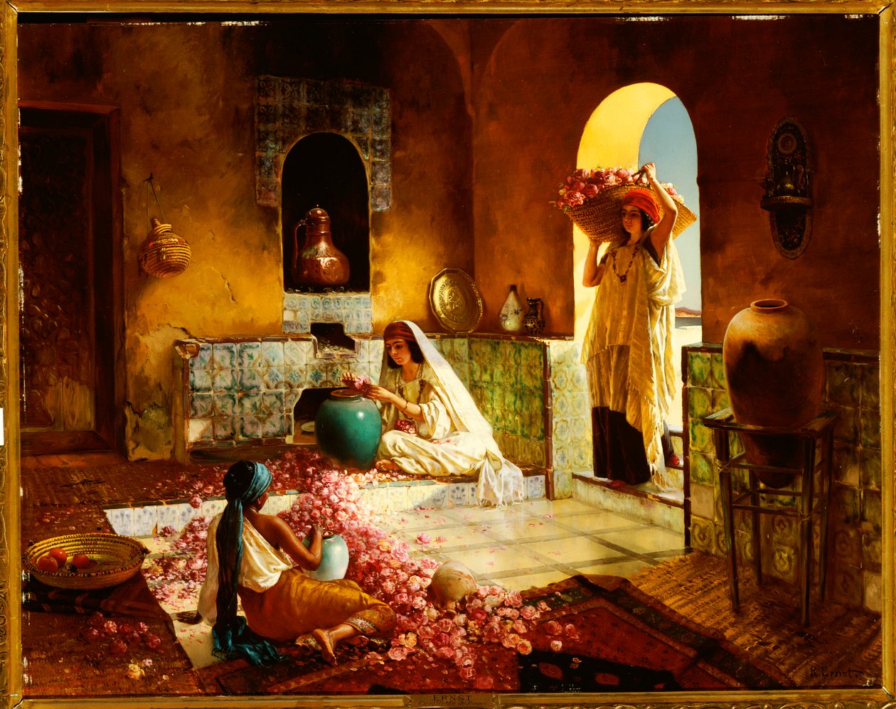 The Gathering of the Roses by Rudolphe Ernst