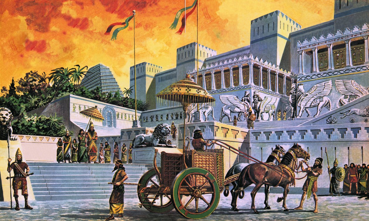 The Great City of Nineveh by Ruggero Giovannini