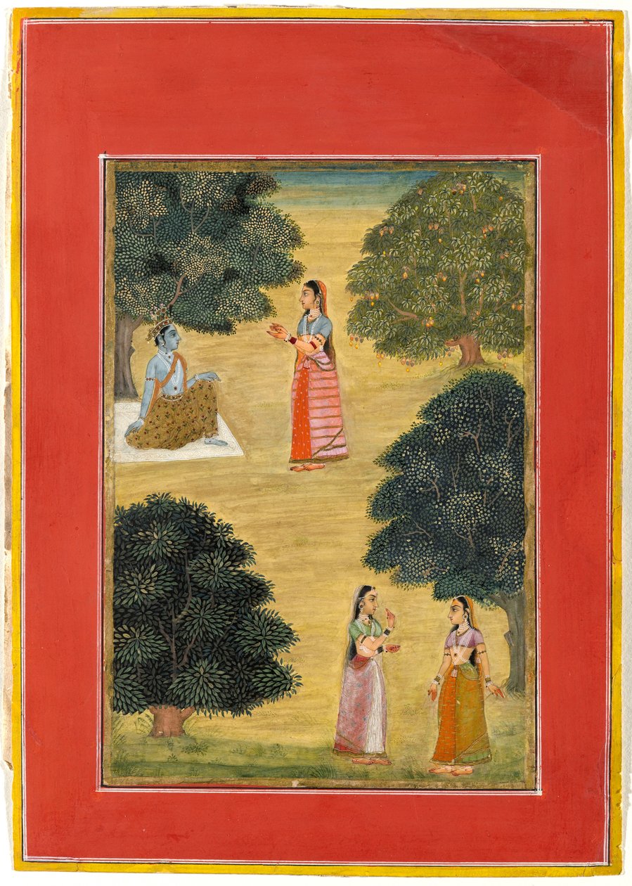 Krishna and Radha by Ruknudin of Bikaner