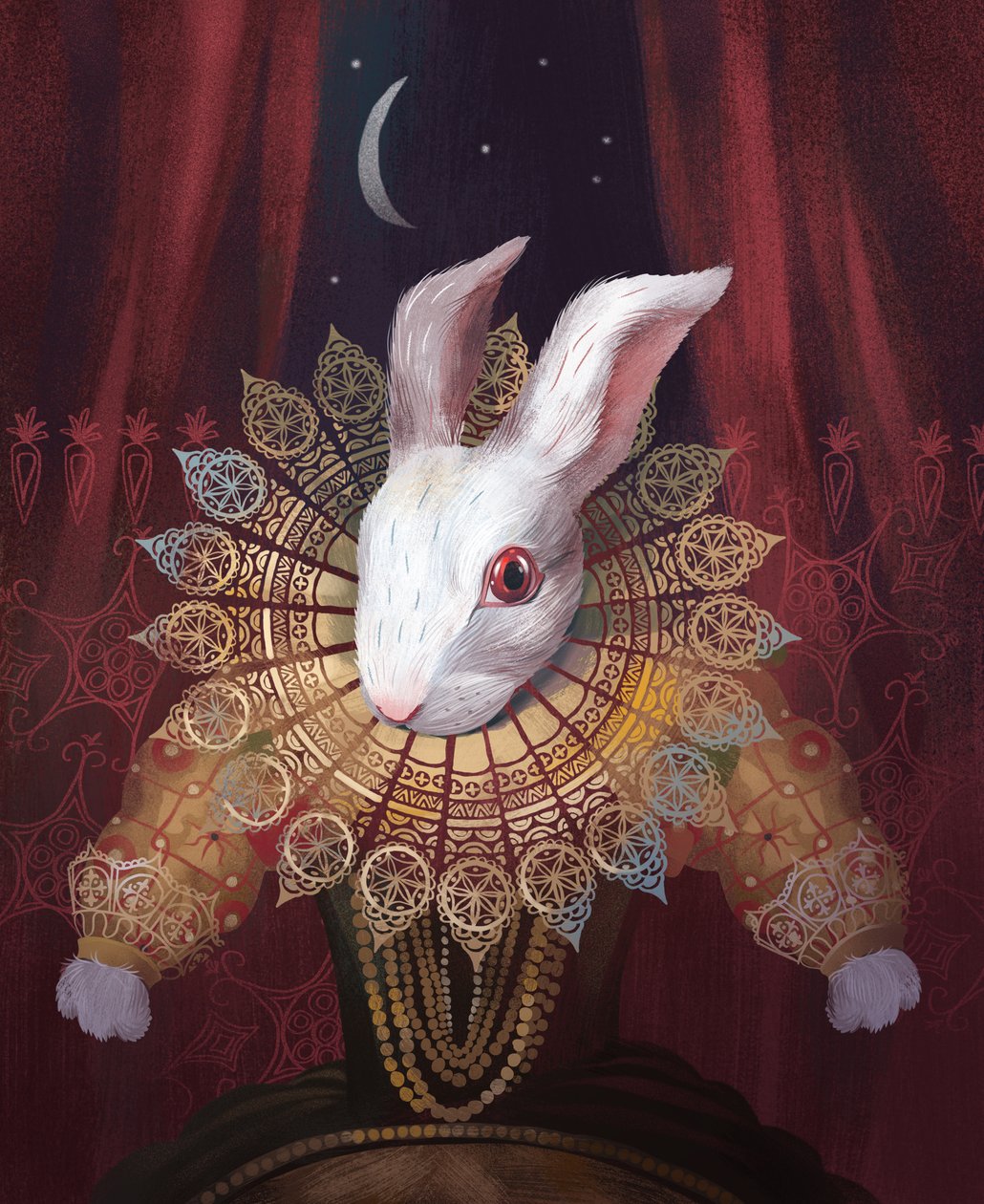 White Like the Moon, 2016 by Runa Anastasiya Rudaya