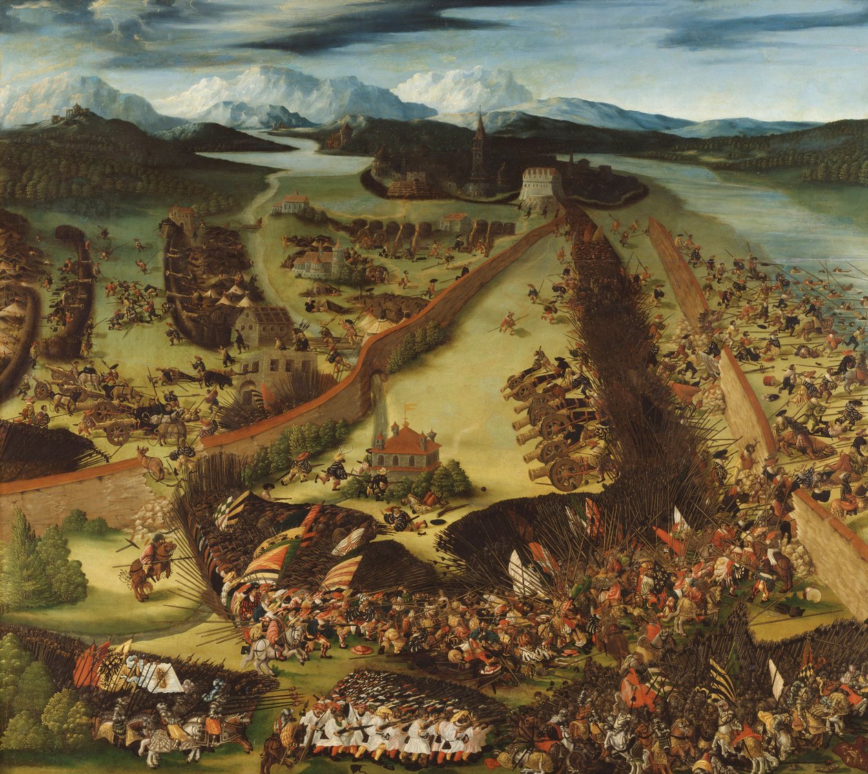 The Battle of Pavia, 1529 by Rupert Heller