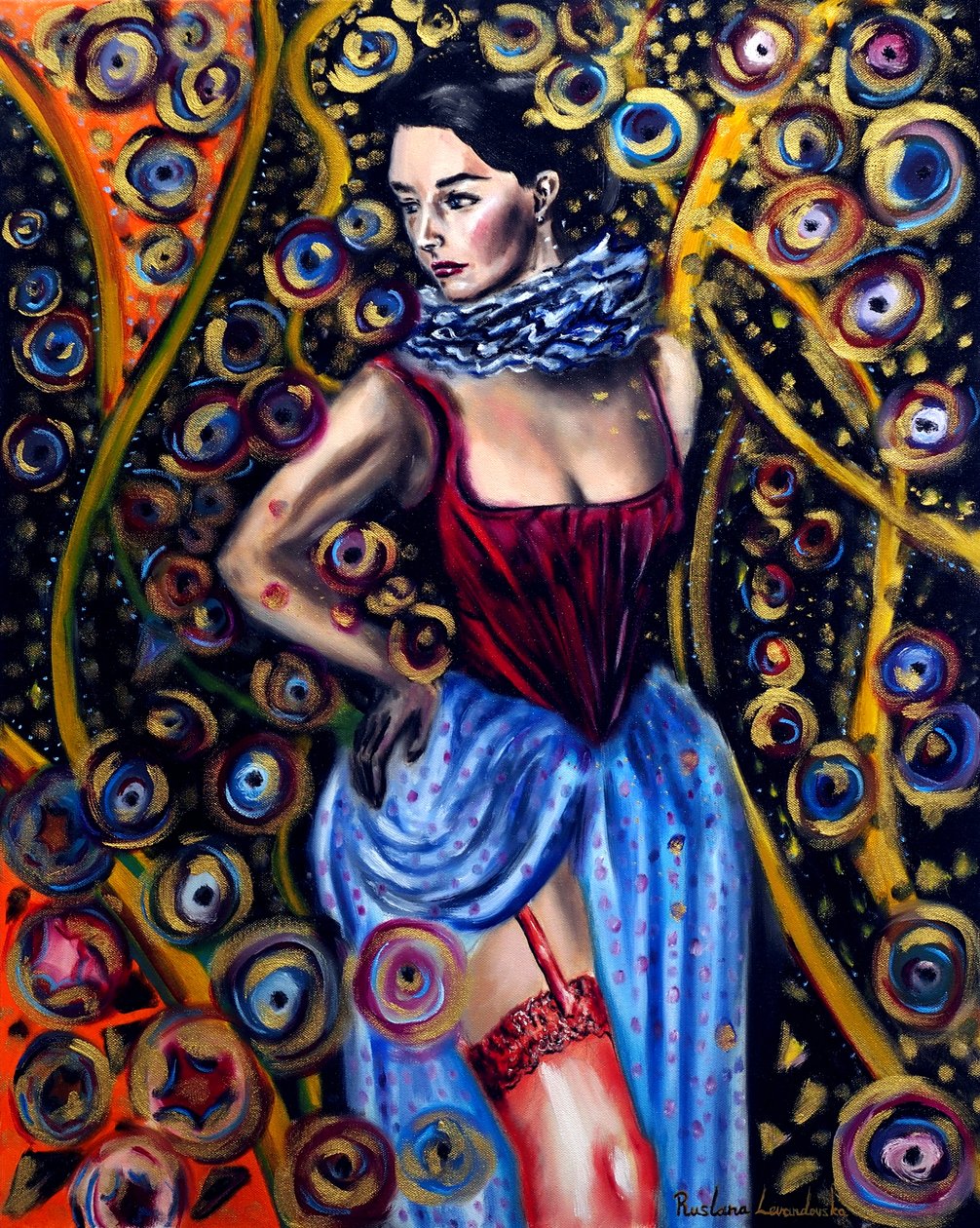 Carnival Tudor Girl, 2025 by Ruslana Levandovska