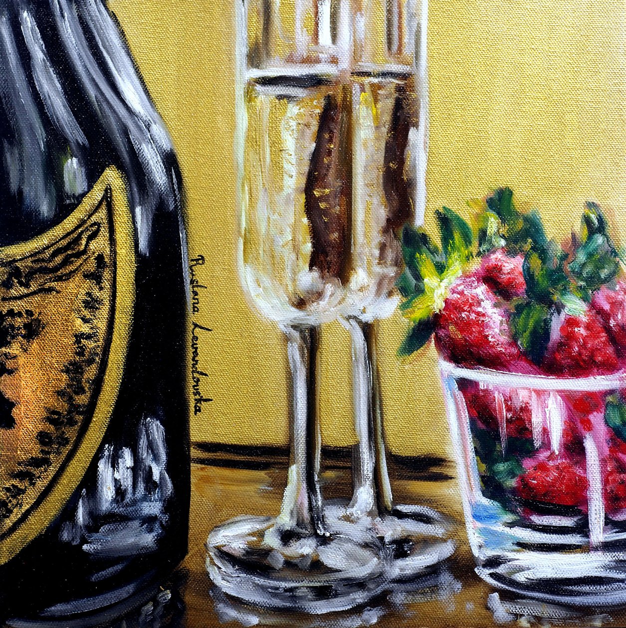 Champagne Wishes by Ruslana Levandovska