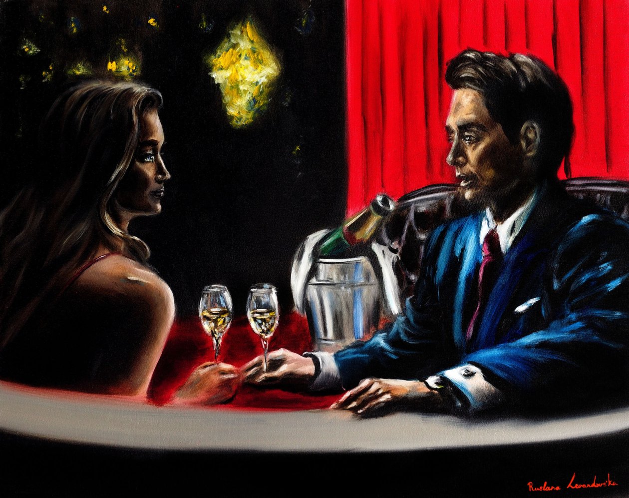 Evening Together, 2024 by Ruslana Levandovska