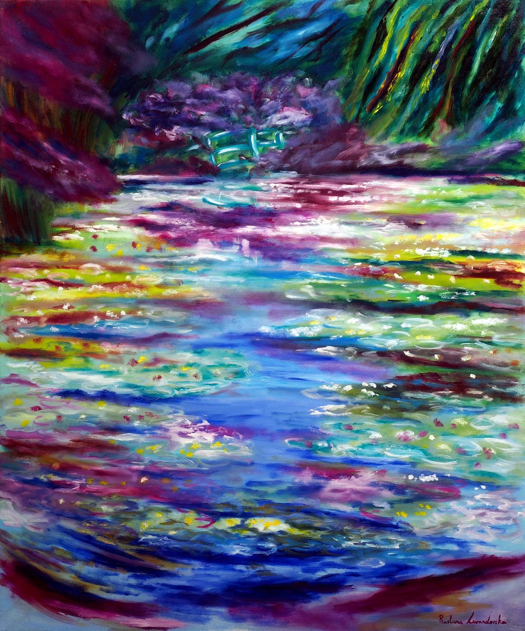 Japanese Garden at Monet Residence, 2025 by Ruslana Levandovska