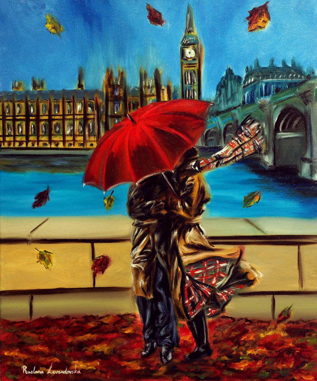 London Embrace, 2025 by Ruslana Levandovska