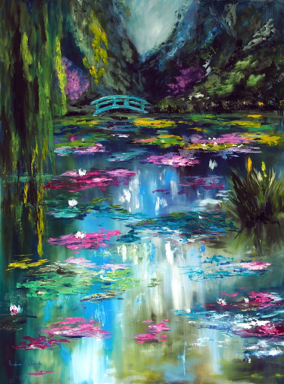 Monet Japanese Garden Giverny by Ruslana Levandovska