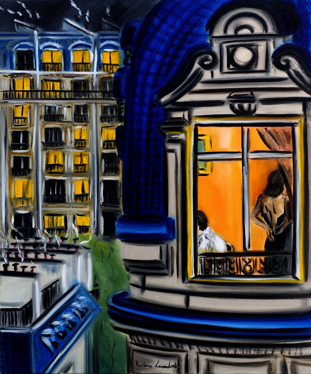 Parisian Nights by Ruslana Levandovska