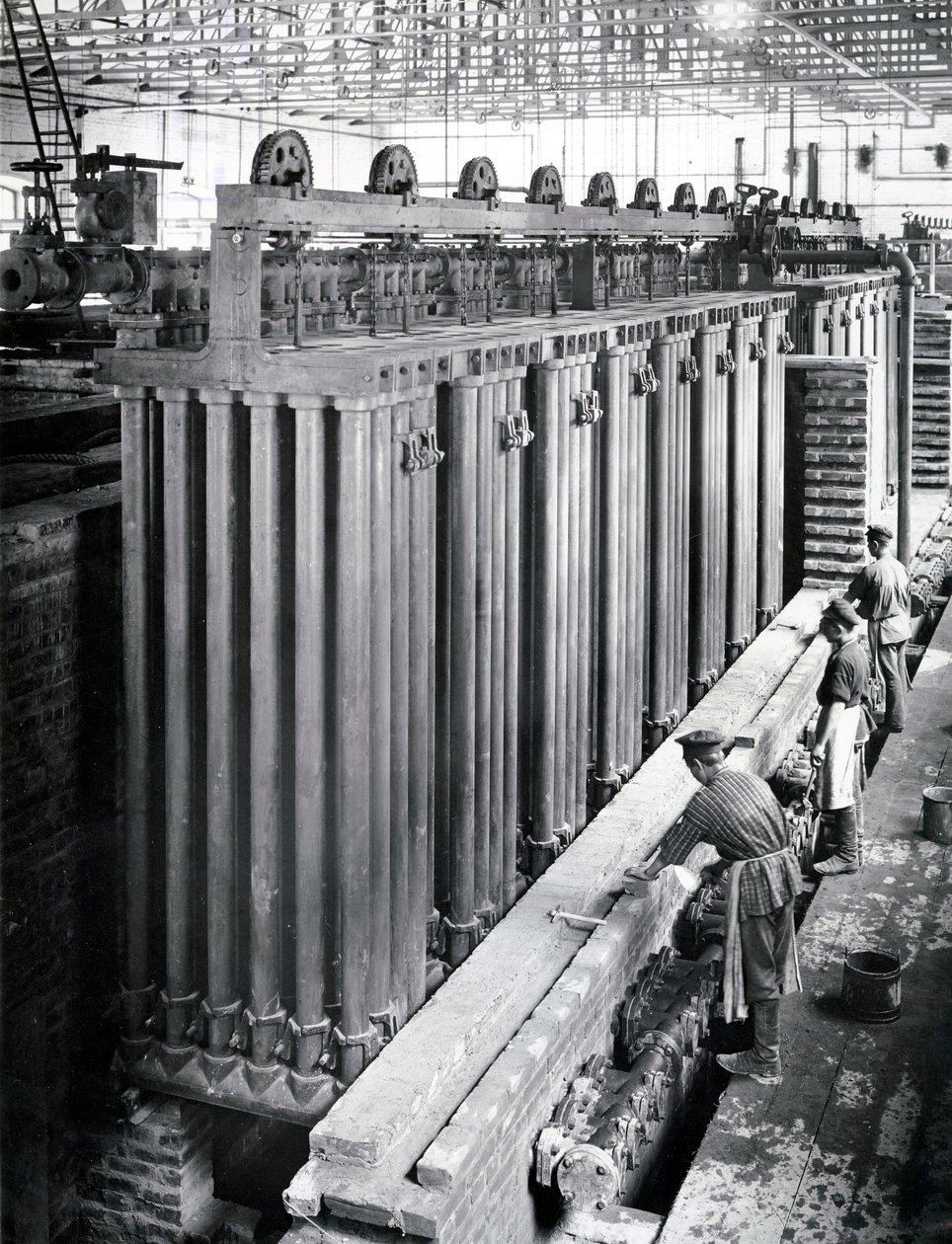 Factory Interior, St Petersburg, c.1914 by Russian Photographer