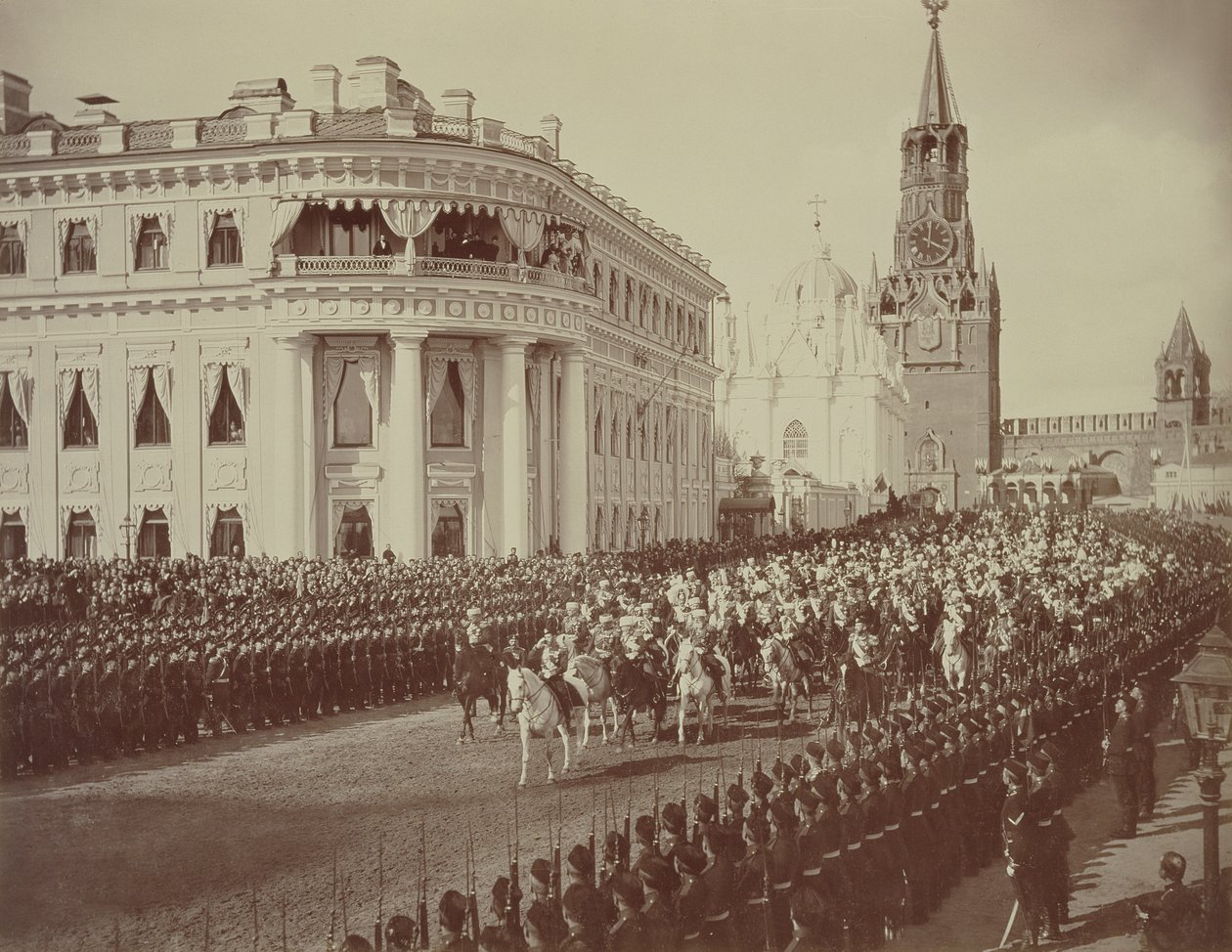 Marriage of Tsar Nicholas to Alexandra, Moscow by Russian Photographer