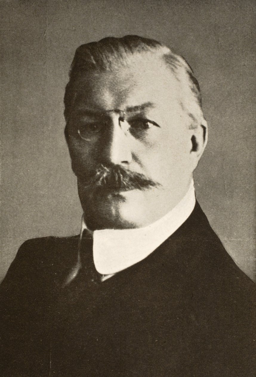 P.N. Milyukov, Minister of Foreign Affairs in the Republican Ministry by Russian Photographer