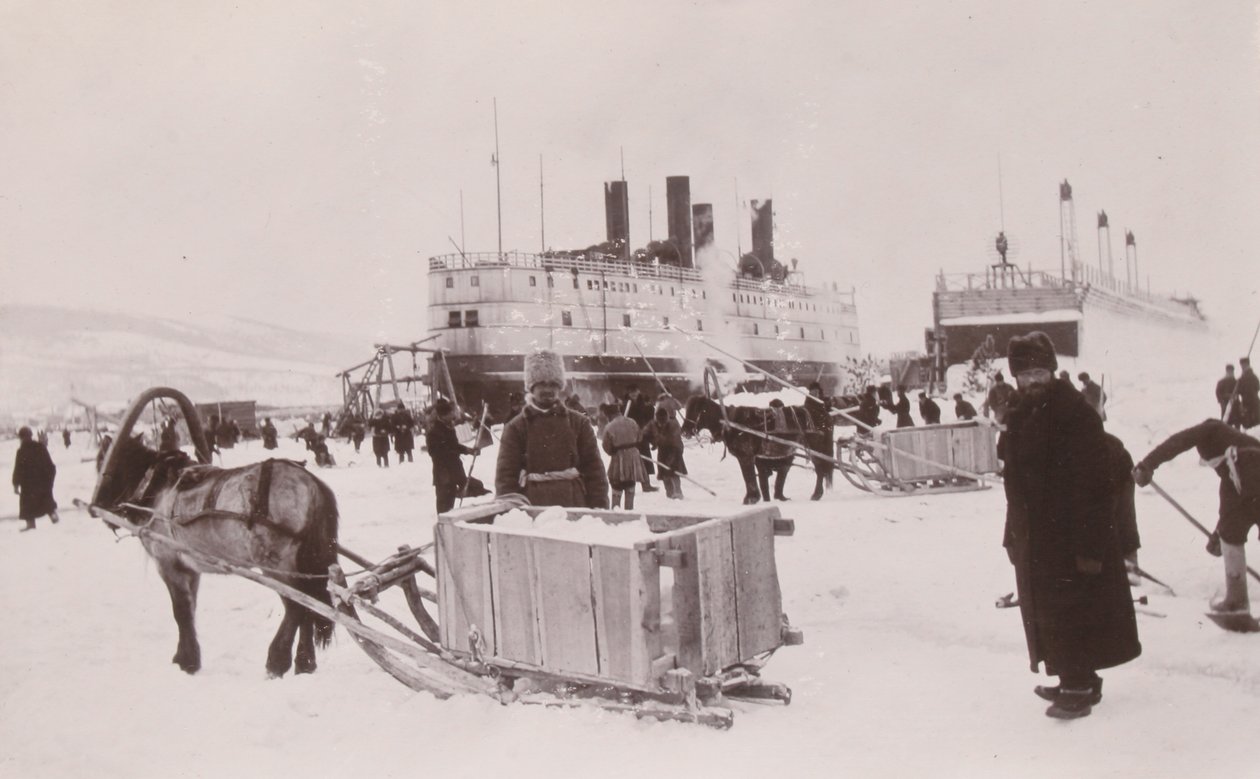 The SS Baikal on Lake Baikal by Russian Photographer