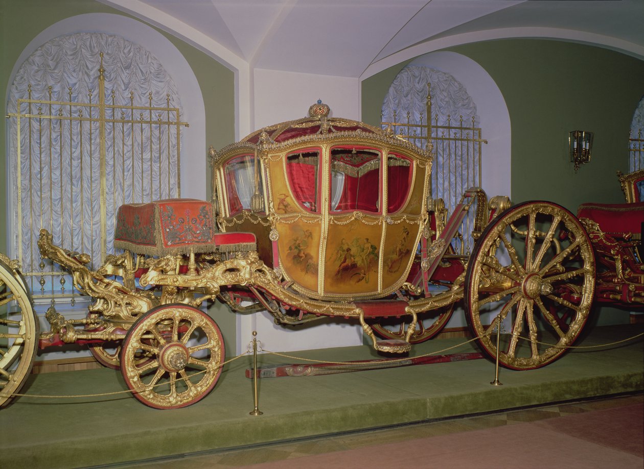 Berlin Carriage of Empress Catherine II by Russian School