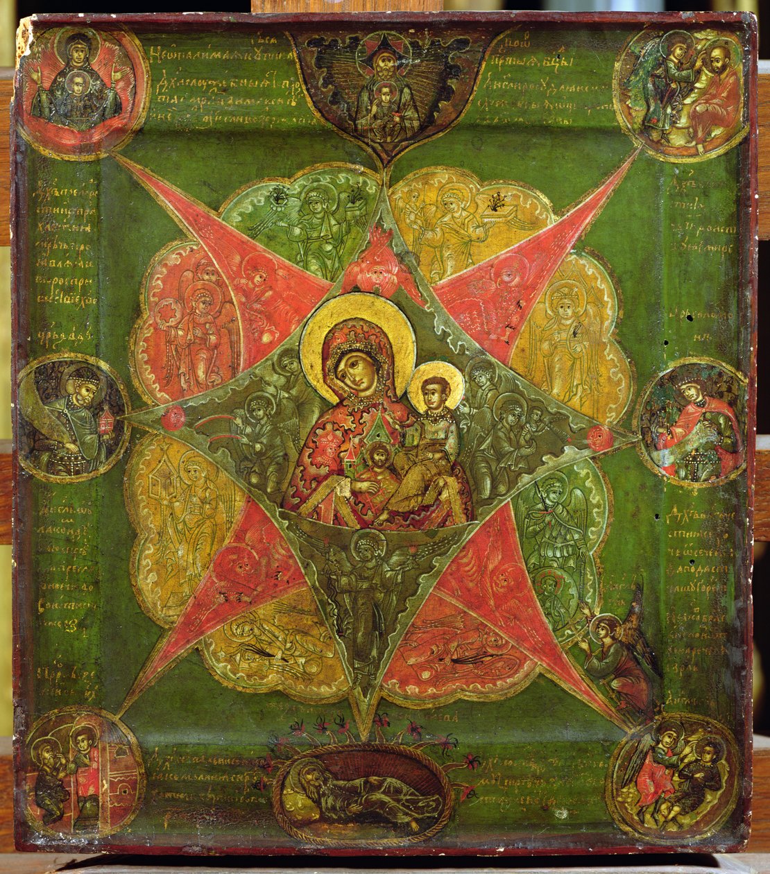 The Virgin of the Burning Bush, from Mount Athos by Russian School