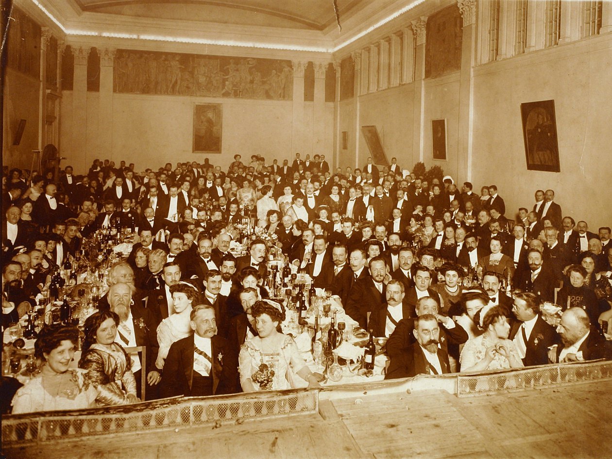 Restaurant at the House of the Association of Literature and Arts by Russian Photographer