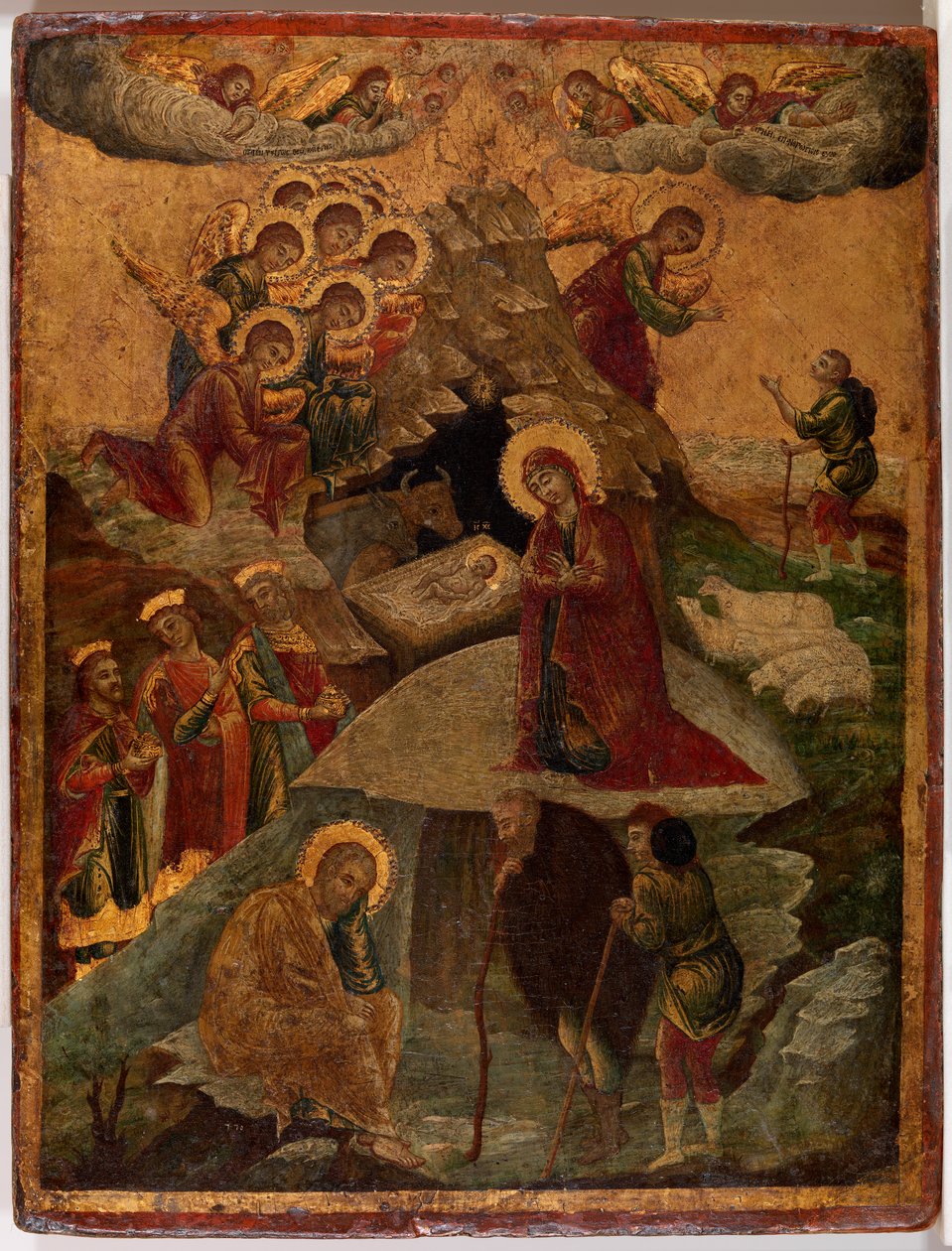 Adoration of the Magi, 1500 by Russian School