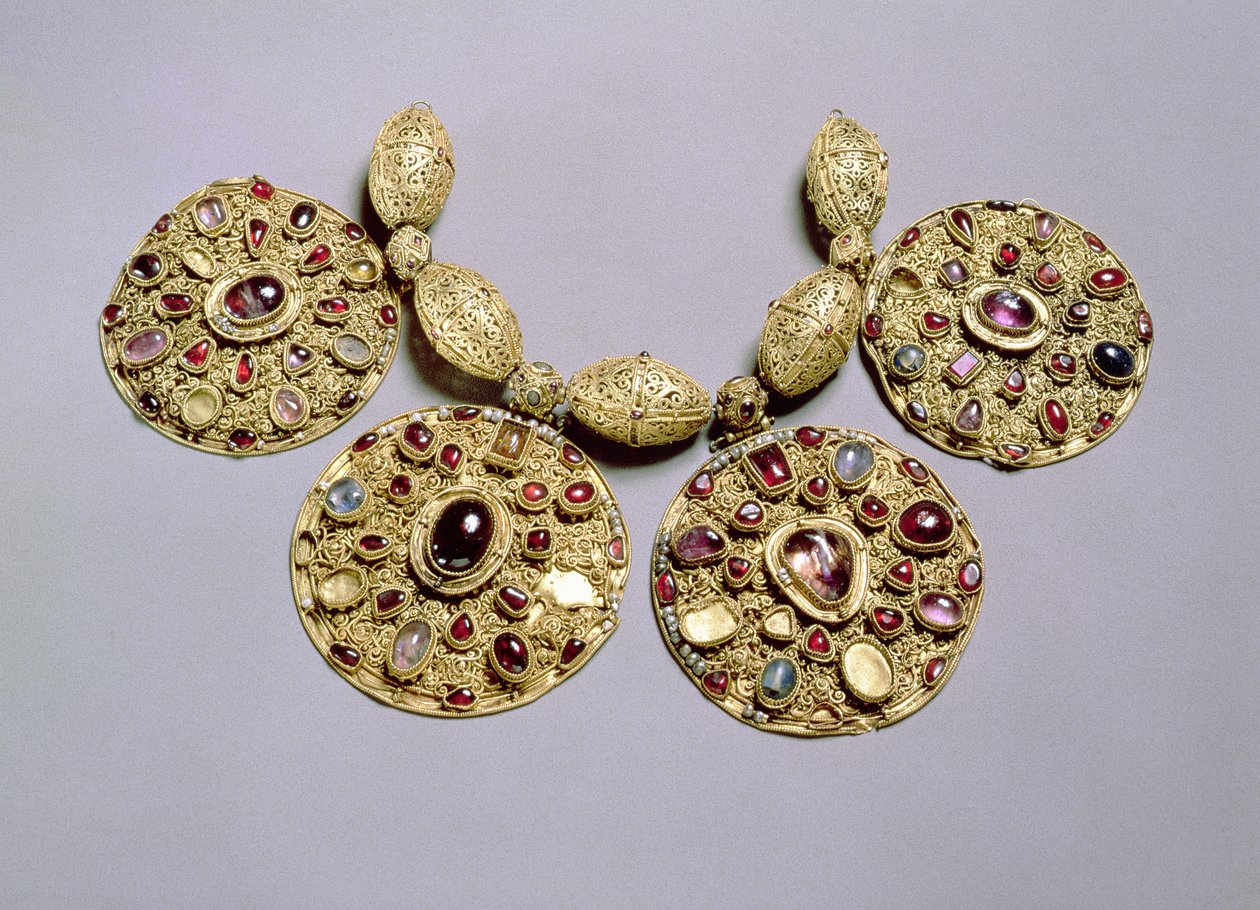 Medallions from Barmy Collar, Rayazan by Russian School