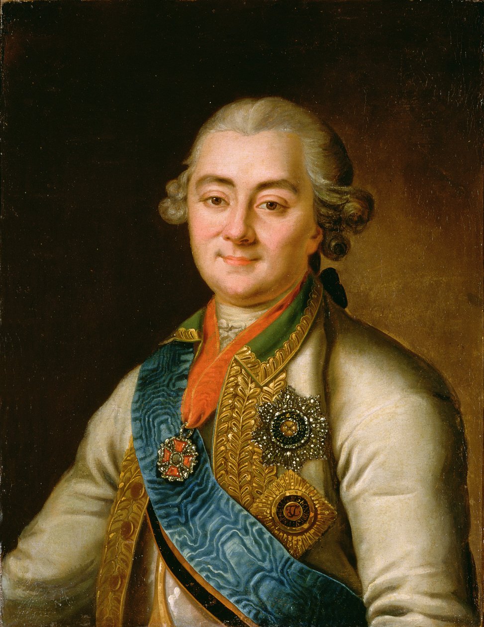Portrait of Count Alexei Grigorievich Orlov