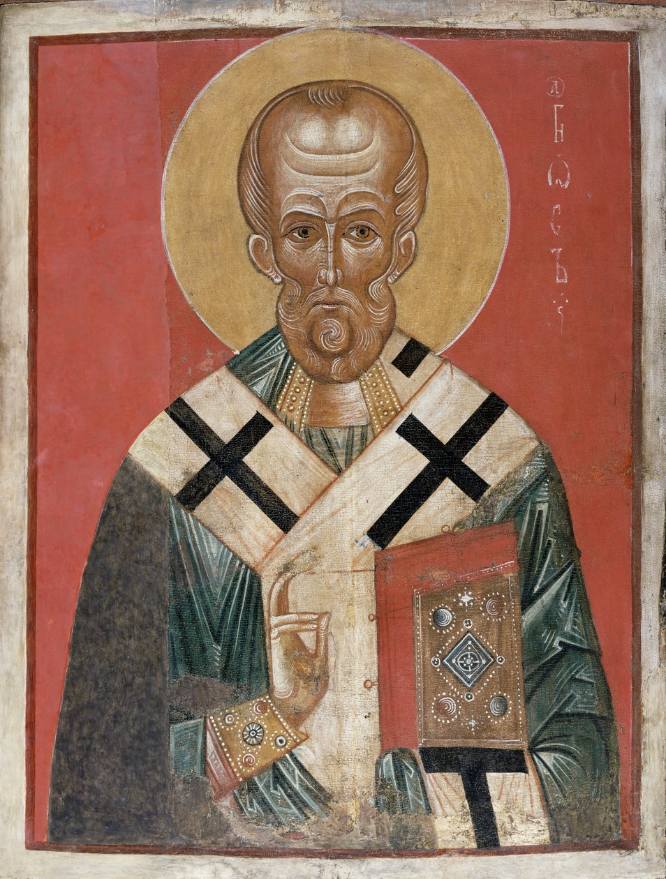 St. Nicholas, Novgorod school, c.1300 by Russian School