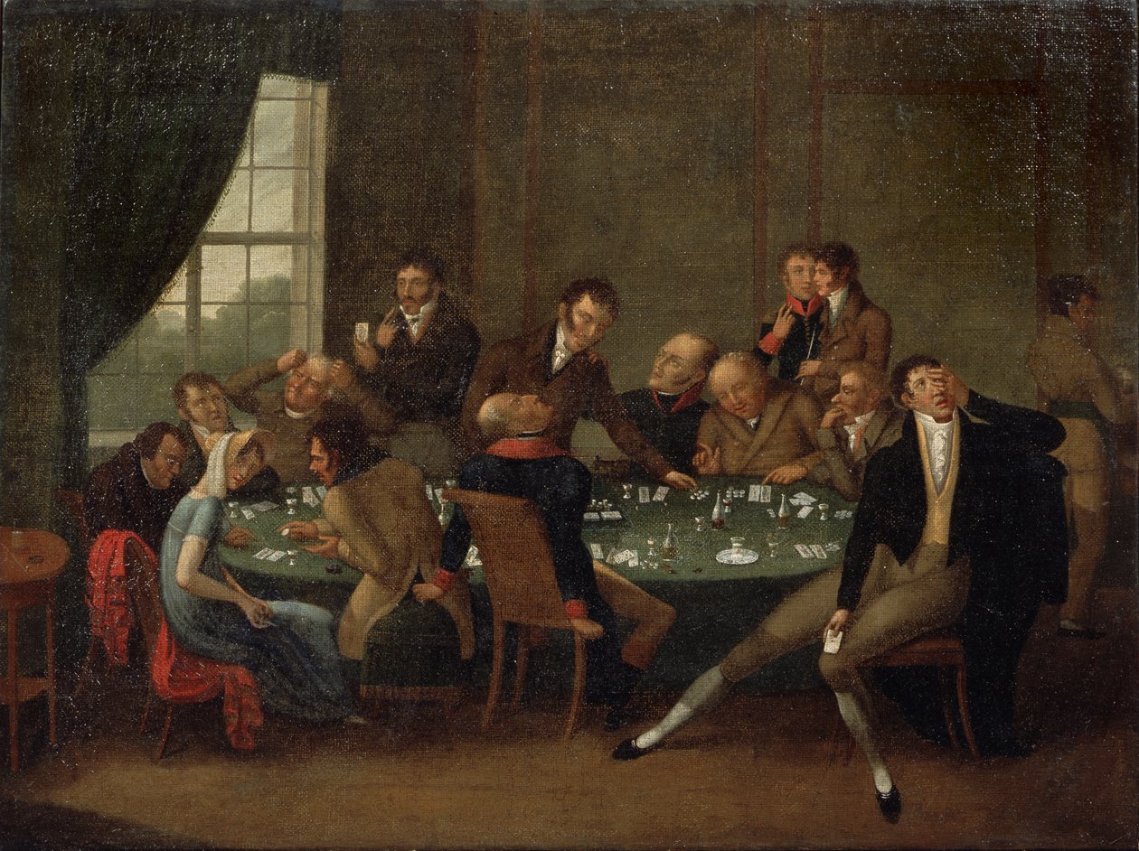 The Gambling House by Russian School