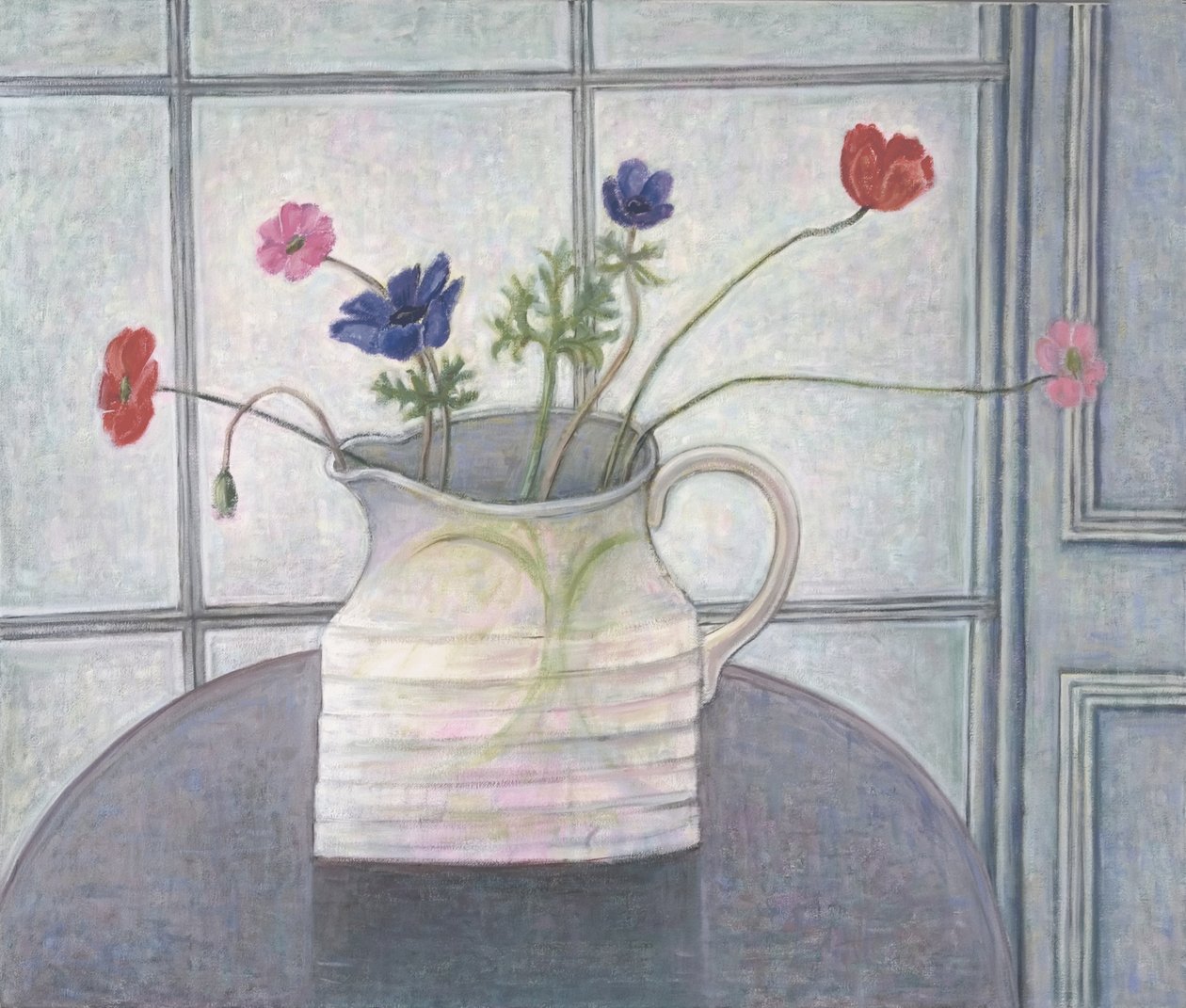 Anemones and Poppies, 2008 by Ruth Addinall