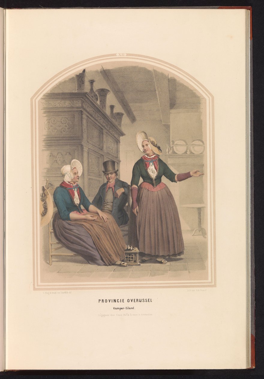 Costume of Kampen in Overijssel, 1857 by Ruurt de Vries
