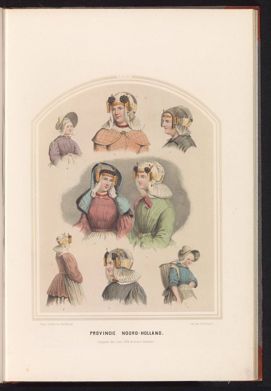 Costume of North Holland, 1857 by Ruurt de Vries