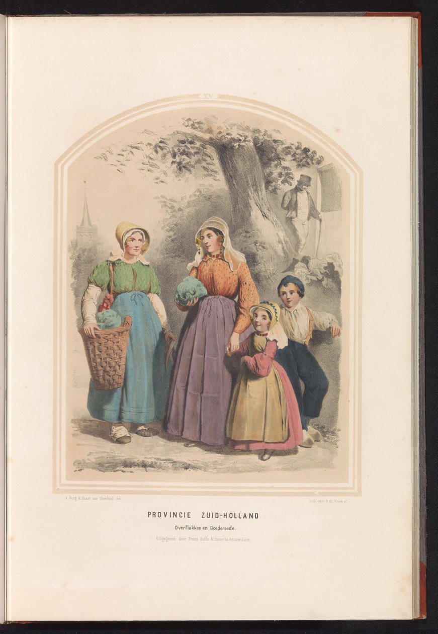 Costume of Overflakkee and Goedereede in South Holland, 1857 by Ruurt de Vries