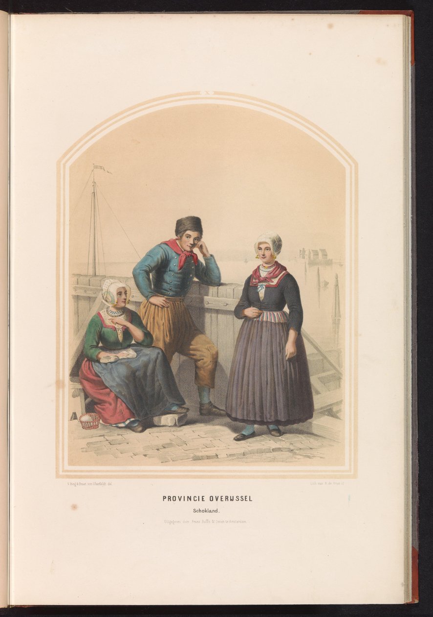 Costume of Schokland in the Province of Overijssel, 1857 by Ruurt de Vries