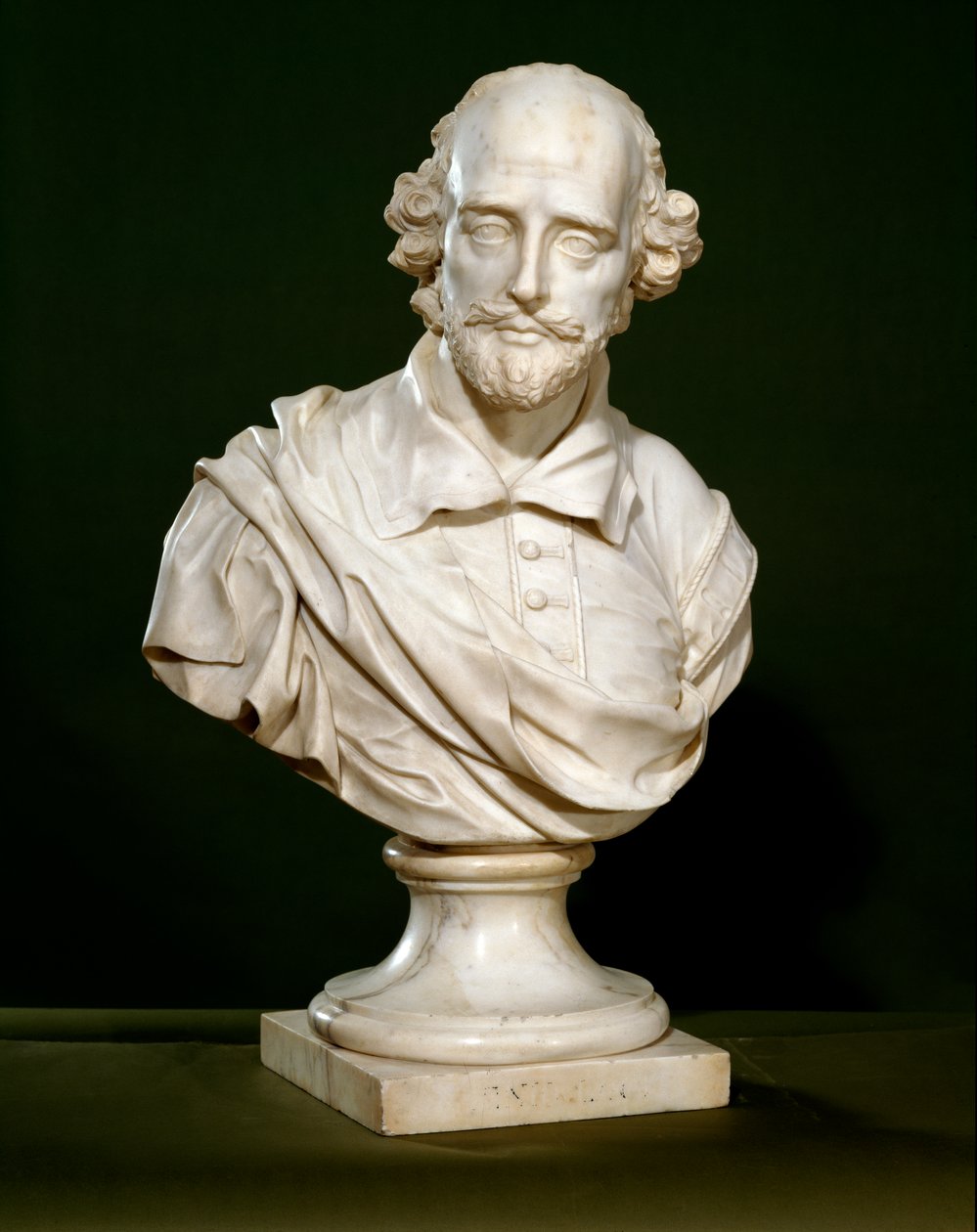 Bust of William Shakespeare, 1760 by Rysbrack