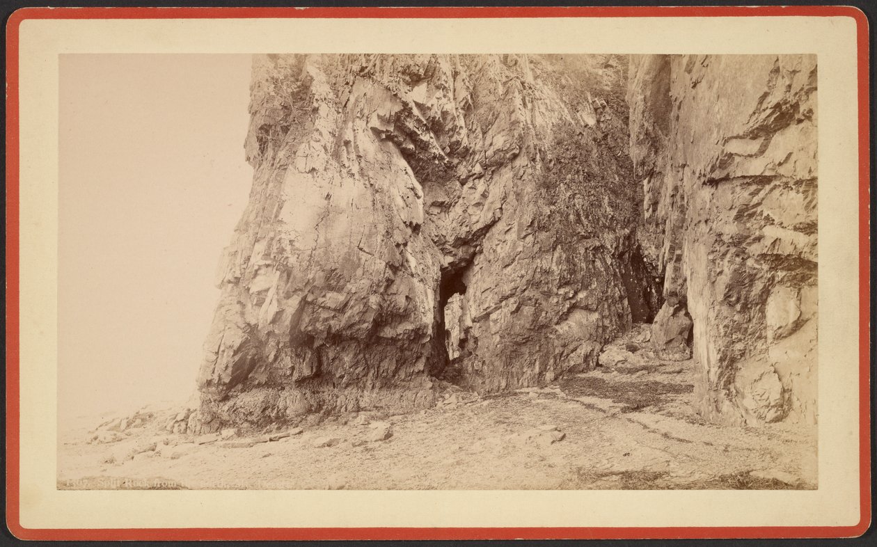 Split Rock from the North, Mt. Desert by S.R. Stoddard