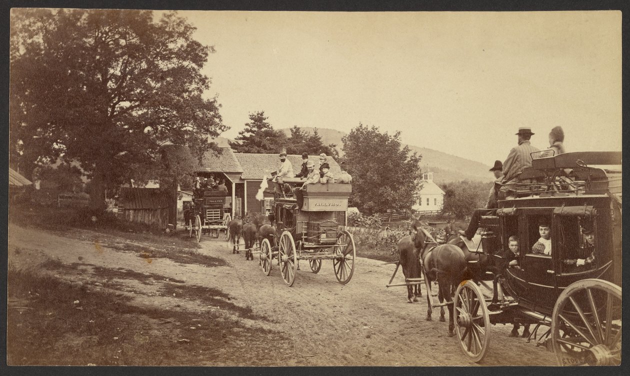 Toll Gate, French Mountain by S.R. Stoddard