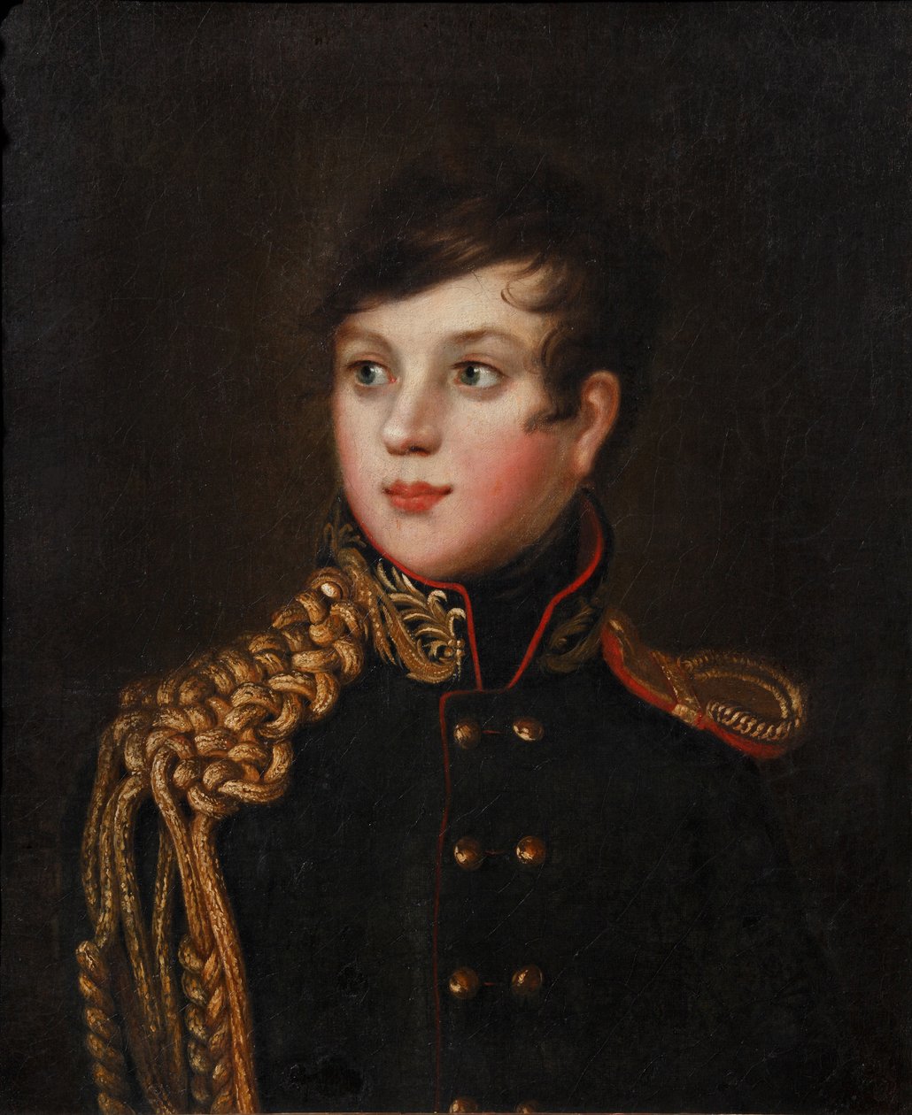 Portrait of Prince Alexander Pavlovich Stroganov by S.S. Svintsov