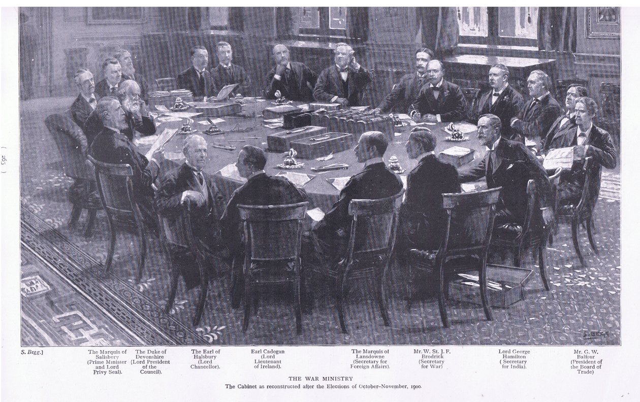 The War Ministry, from After Pretoria: The Guerilla War by S. Begg