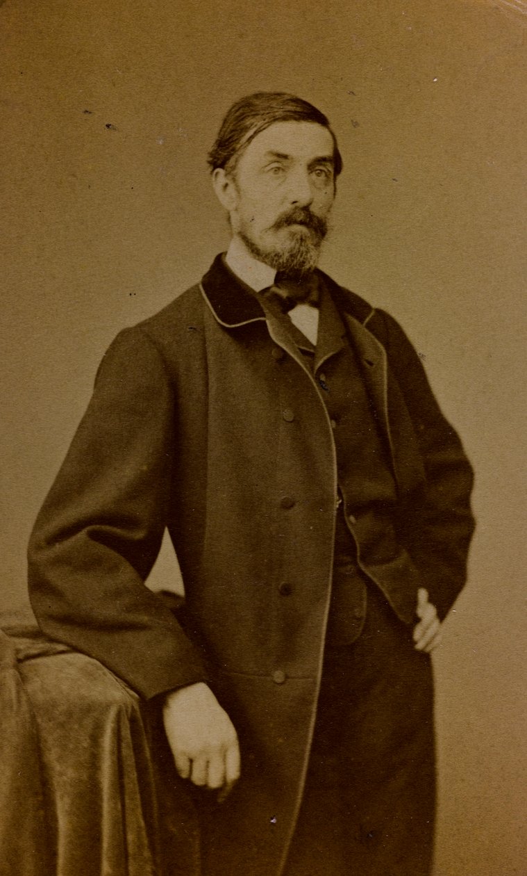Portrait of Auguste Paul Charles Anastasi, French painter by S. Berthaud