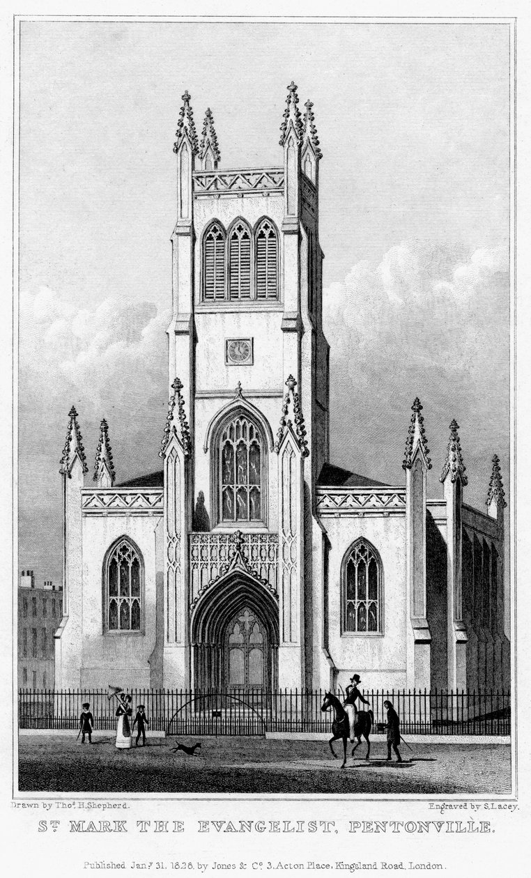 Church of St Mark the Evangelist, Pentonville, Islington, London by S. Lacey