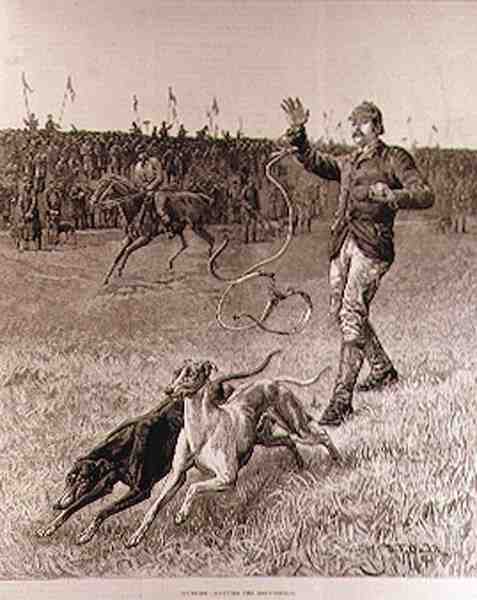 Coursing: Slipping the Greyhounds, from 