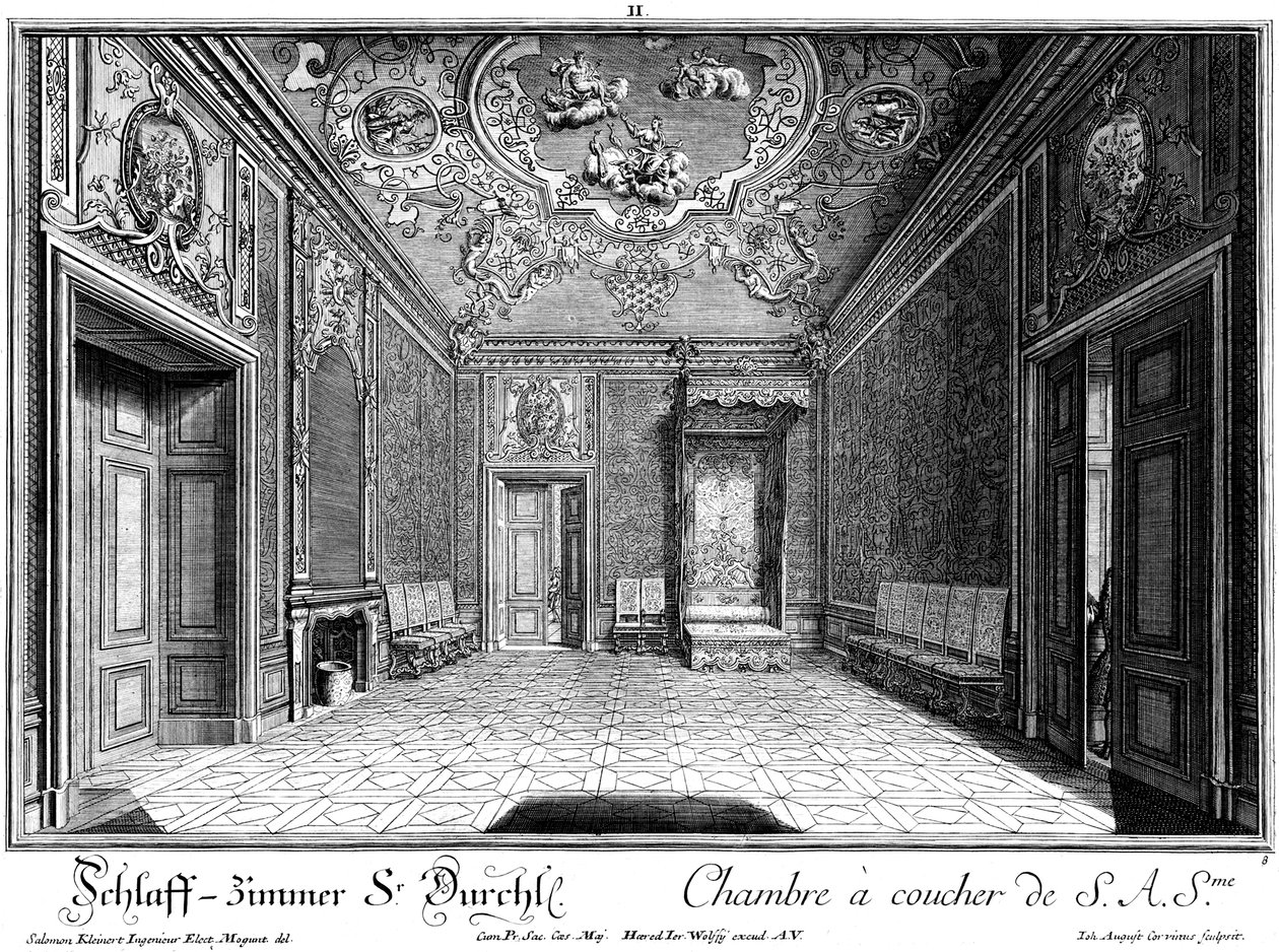Bedroom of Prince Eugene by Salomon Kleiner