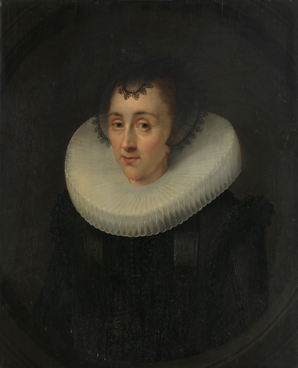 Portrait of Hortensia del Prado by Salomon Mesdach (attributed to)