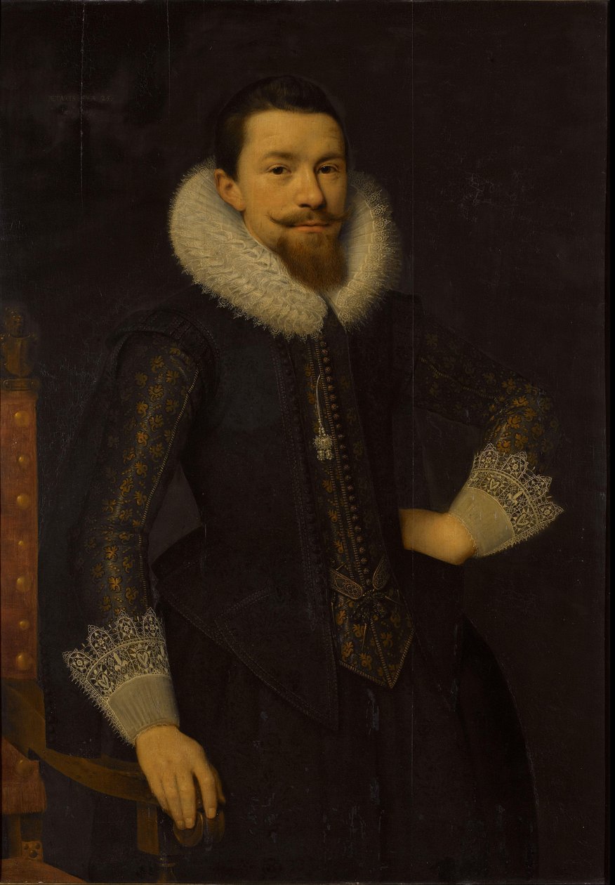 Portrait of Pieter Boudaen Courten (1594-1668) by Salomon Mesdach (attributed to)