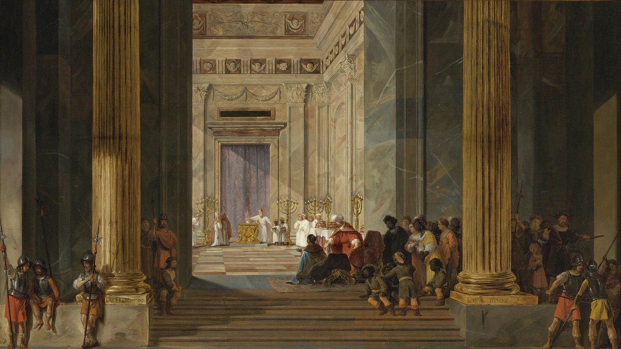 The Queen of Sheba Before the Temple of King Solomon in Jerusalem by Salomon de Bray