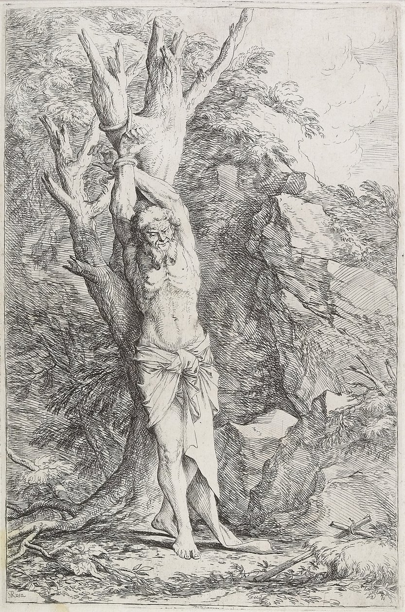 Albert, (Suffering Self-Imposed Penance), 1662-1663 by Salvator Rosa